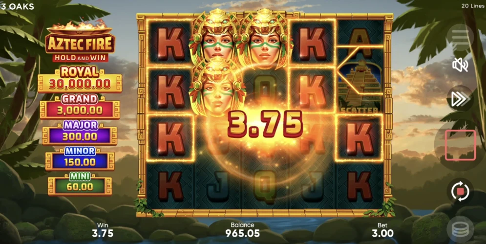 Aztec Fire: Hold and Win