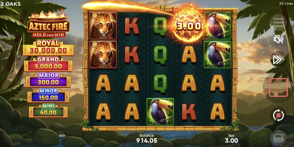 Aztec Fire: Hold and Win