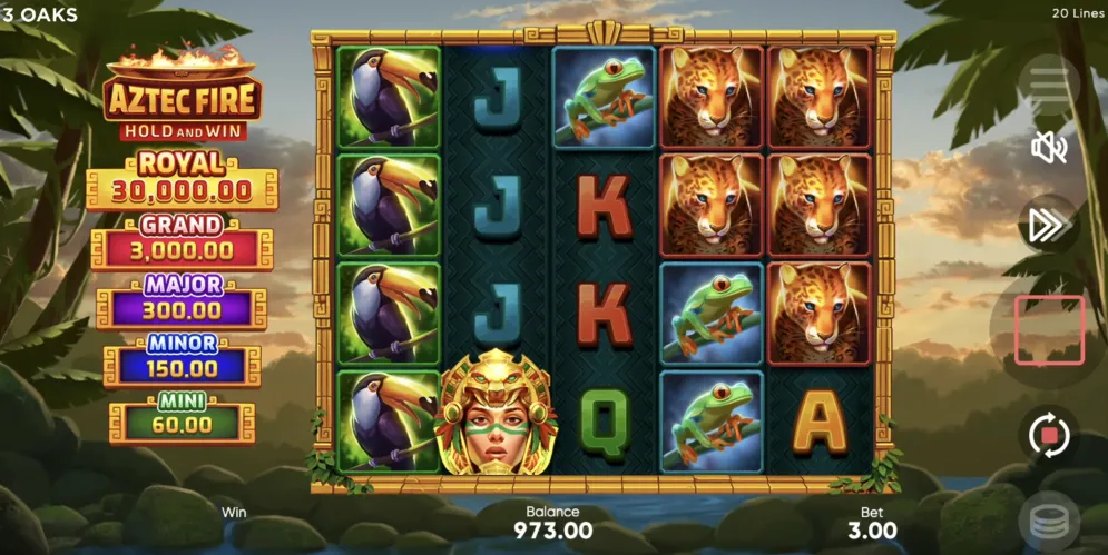 Aztec Fire: Hold and Win